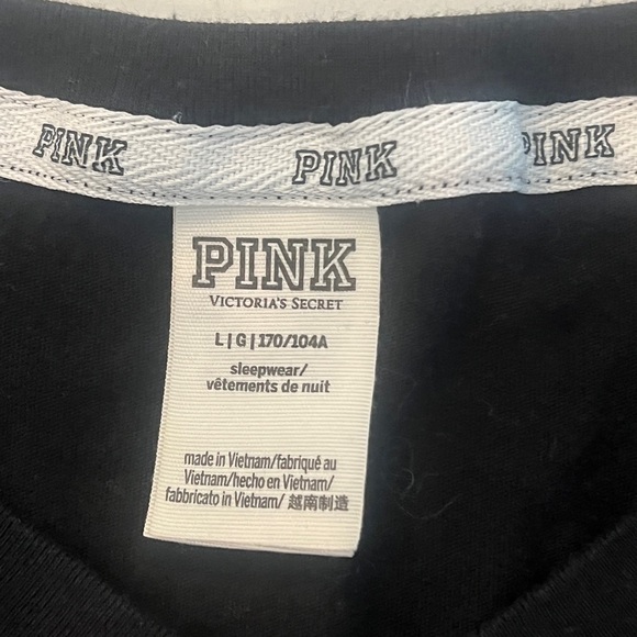 Black and Pink Polka Dot women’s Pajamas - Picture 2 of 2